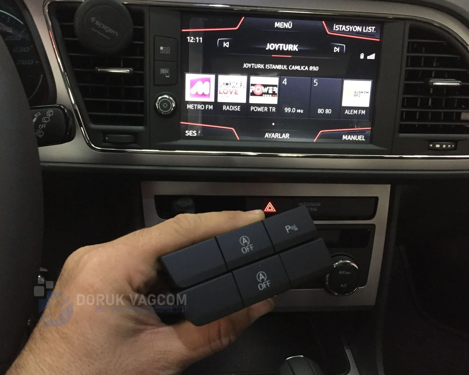 Seat Leon 5F 2012-2020 PARK SENSÖRÜ MONTAJI Montajı - Detay Görsel 1 -Doruk Vagcom