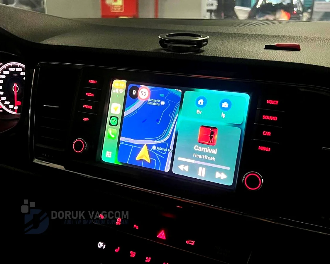 Seat Leon 5F 2012-2020 CARPLAY AKTİVASYONU Montajı - Detay Görsel 4 -Doruk Vagcom