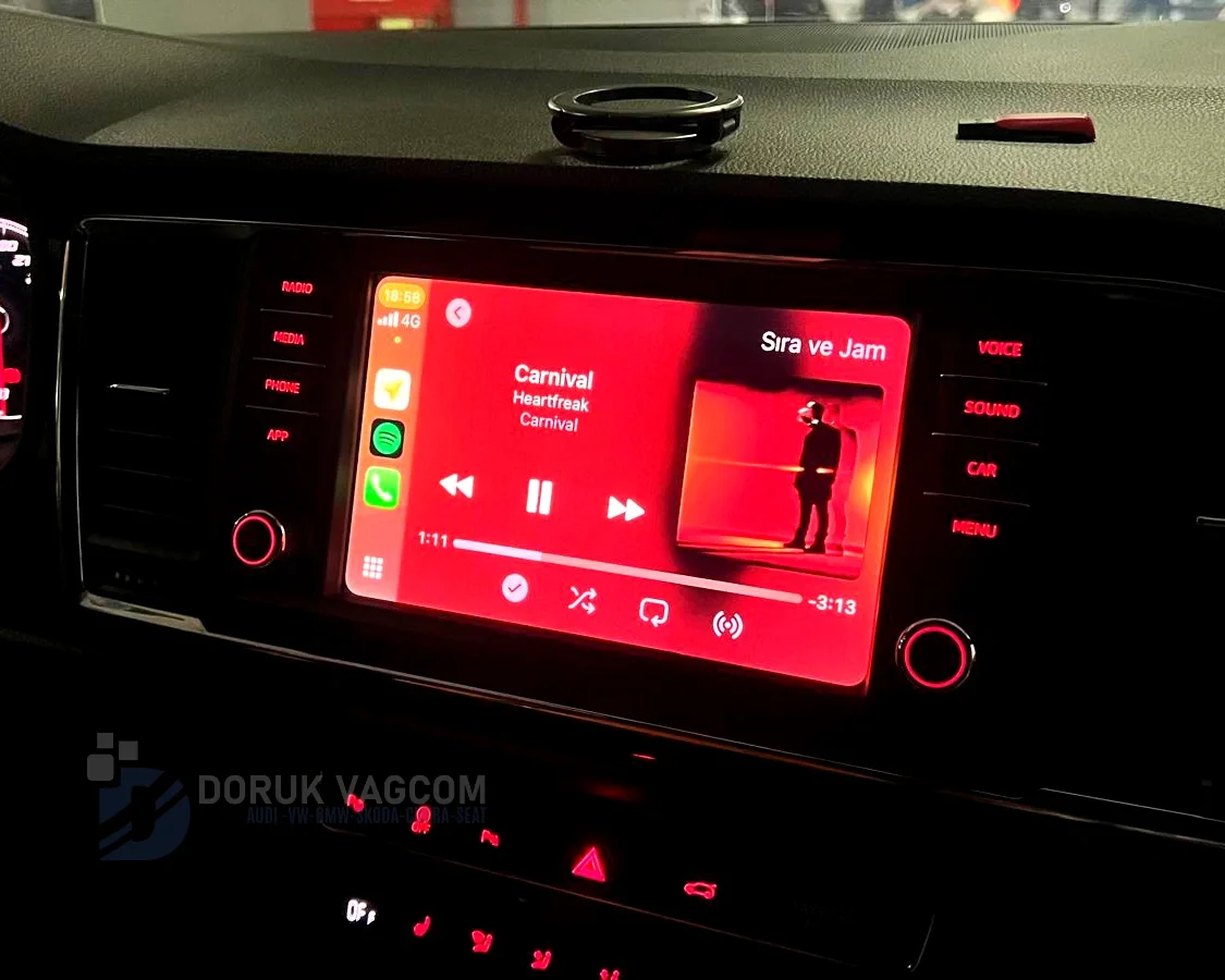 Seat Leon 5F 2012-2020 CARPLAY AKTİVASYONU Montajı - Detay Görsel 3 -Doruk Vagcom