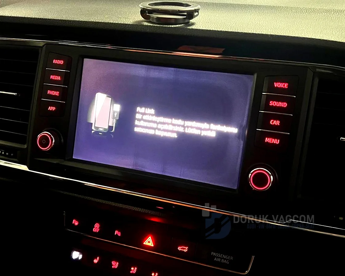 Seat Leon 5F 2012-2020 CARPLAY AKTİVASYONU Montajı - Detay Görsel 6 -Doruk Vagcom