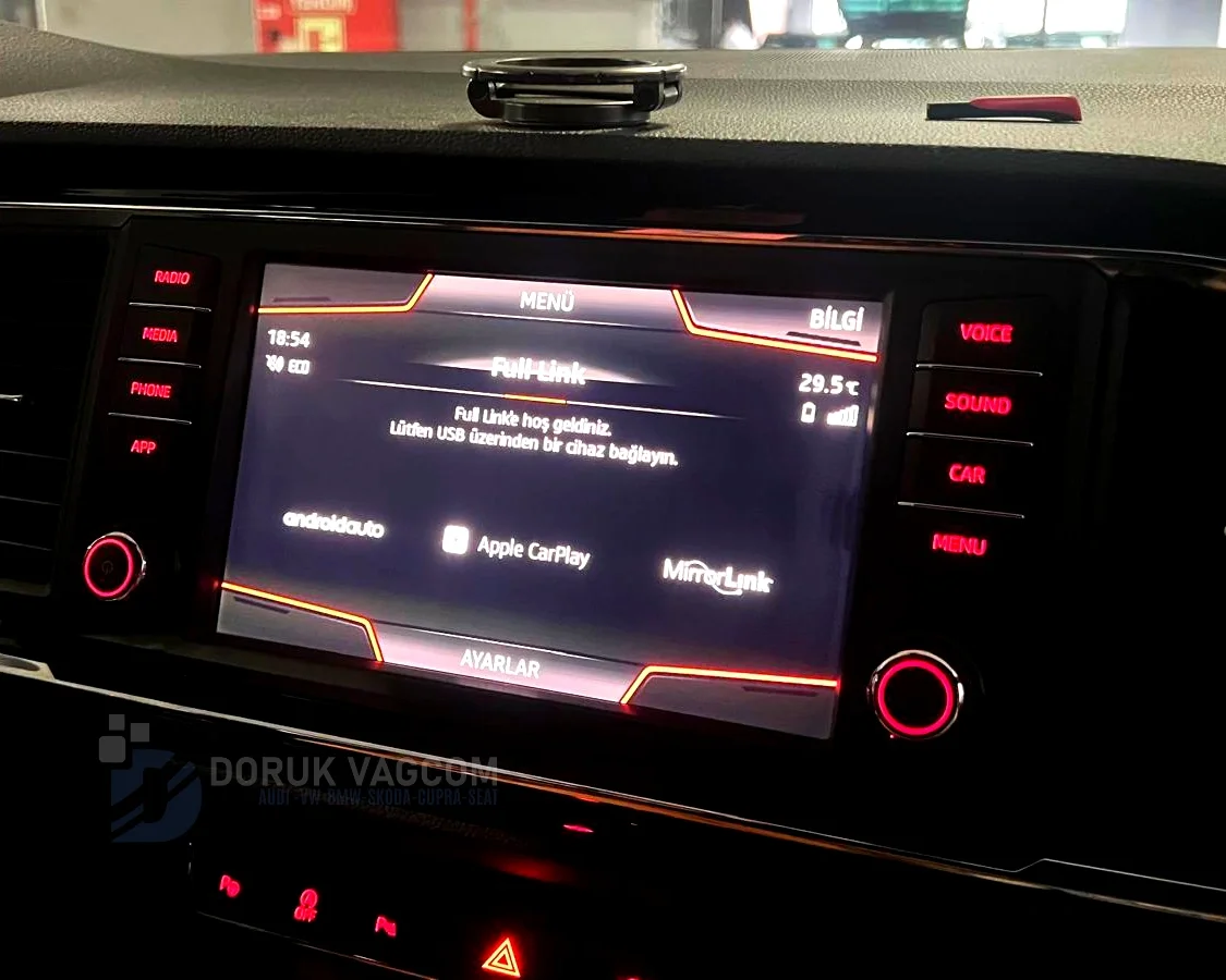 Seat Leon 5F 2012-2020 CARPLAY AKTİVASYONU Montajı - Detay Görsel 1 -Doruk Vagcom