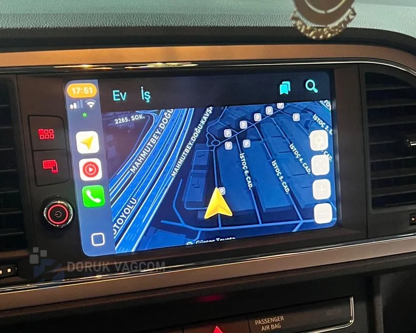 Seat Leon 5F 2012-2020 CARPLAY AKTİVASYONU Montajı - Detay Görsel 1 -Doruk Vagcom