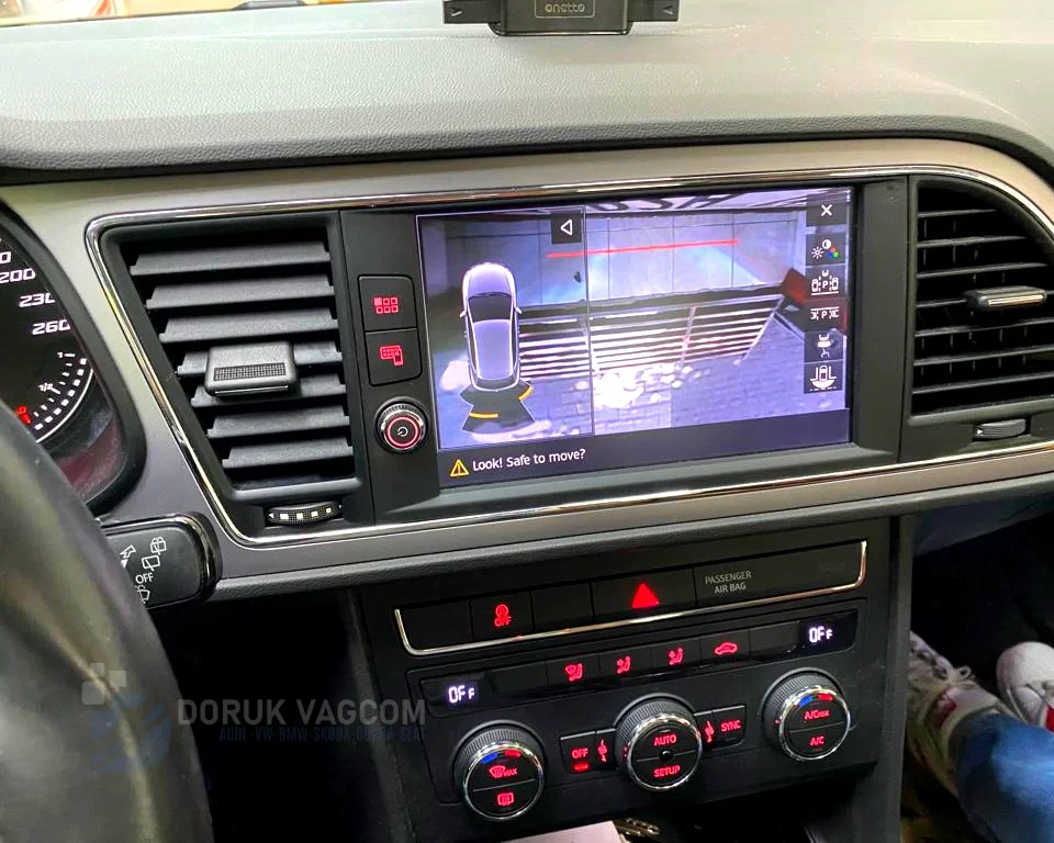 Seat Leon 5F 2012-2020 GERİ GÖRÜŞ KAMERASI MONTAJI Montajı - Detay Görsel 3 -Doruk Vagcom