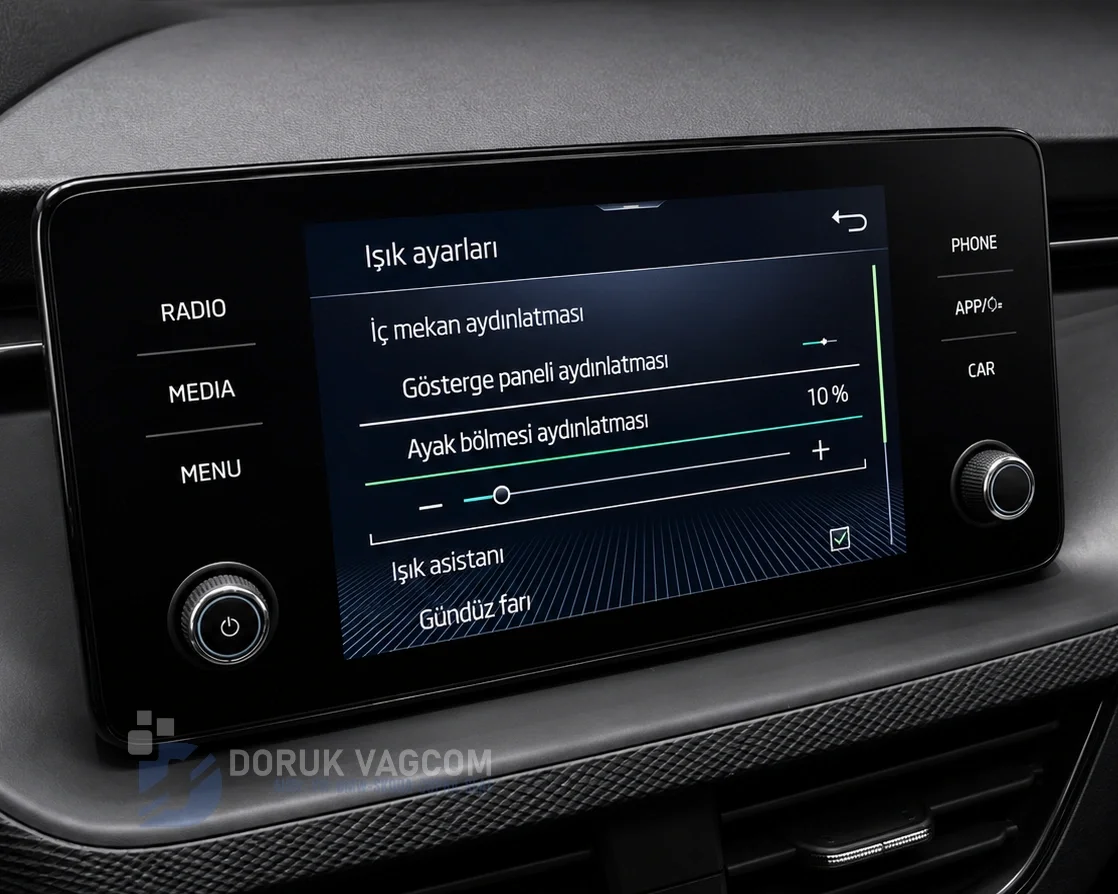 Skoda Fabia PJ 2021-2026 AKSESUAR Montajı - Detay Görsel 6 -Doruk Vagcom