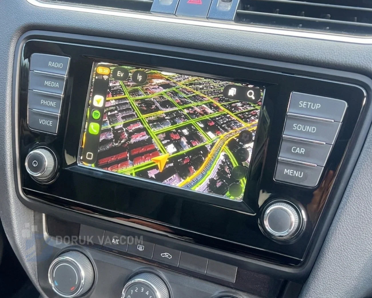 Skoda Octavia A7 2017-2020 CARPLAY AKTİVASYONU Montajı - Detay Görsel 2 -Doruk Vagcom