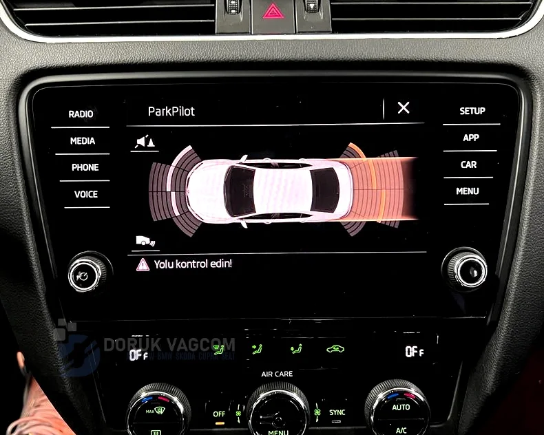 Skoda Octavia A7 2017-2020 PARK SENSÖRÜ MONTAJI Montajı - Detay Görsel 6 -Doruk Vagcom