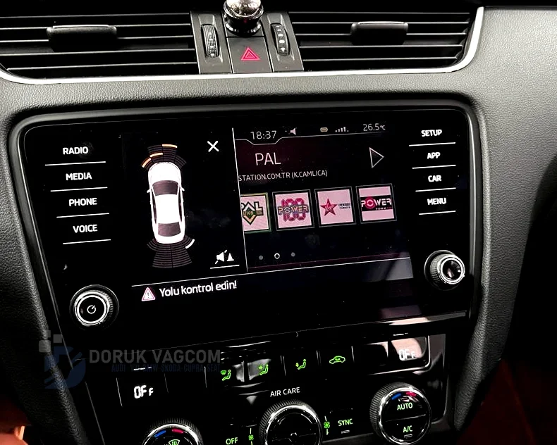 Skoda Octavia A7 2017-2020 PARK SENSÖRÜ MONTAJI Montajı - Detay Görsel 1 -Doruk Vagcom
