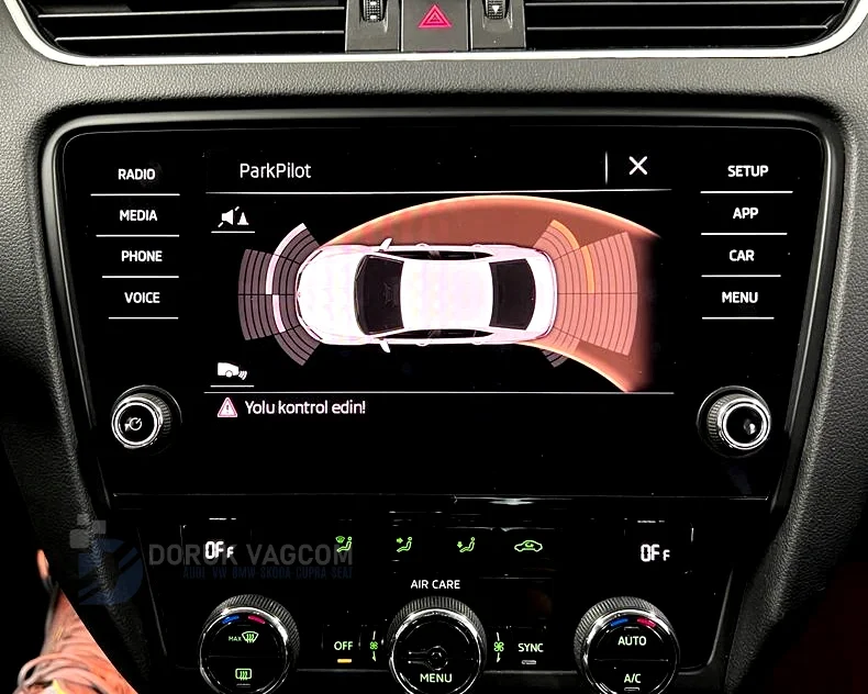Skoda Octavia A7 2017-2020 PARK SENSÖRÜ MONTAJI Montajı - Detay Görsel 7 -Doruk Vagcom