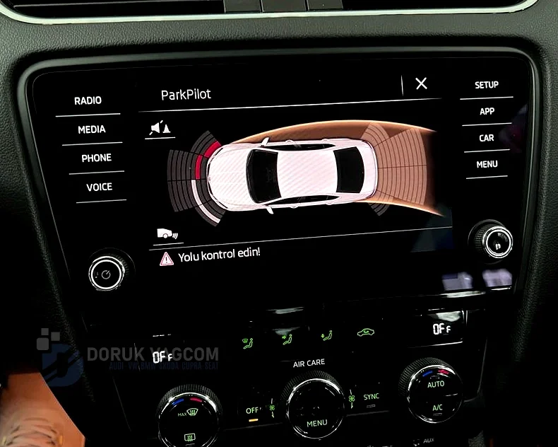 Skoda Octavia A7 2017-2020 PARK SENSÖRÜ MONTAJI Montajı - Detay Görsel 9 -Doruk Vagcom