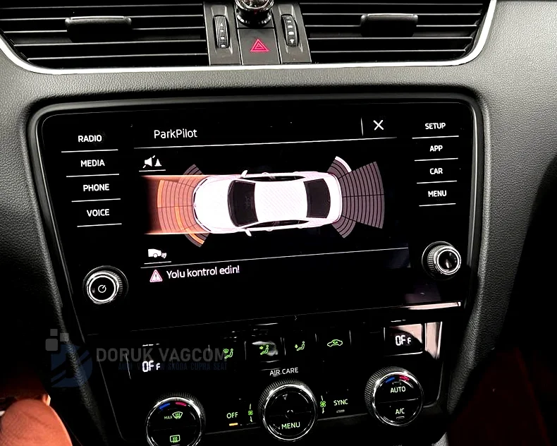 Skoda Octavia A7 2017-2020 PARK SENSÖRÜ MONTAJI Montajı - Detay Görsel 2 -Doruk Vagcom