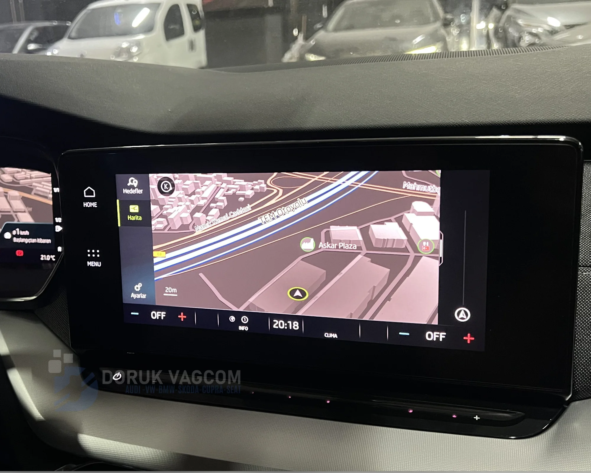Skoda Octavia A8 (2021-2023) Skoda Octavia A8 (NX) Orijinal Navigasyon Aktivasyonu Navigasyon Multimedya Montajı