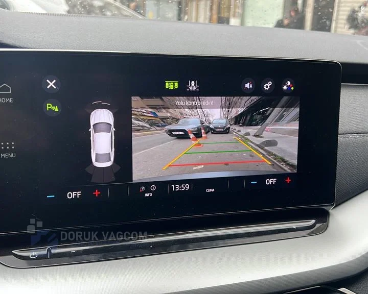 Skoda Octavia A8 2021-2023 GERİ GÖRÜŞ KAMERASI MONTAJI Montajı - Detay Görsel 4 -Doruk Vagcom