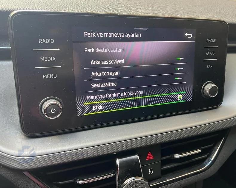 Skoda Scala NW4 2019-2026 PARK SENSÖRÜ MONTAJI Montajı - Detay Görsel 7 -Doruk Vagcom