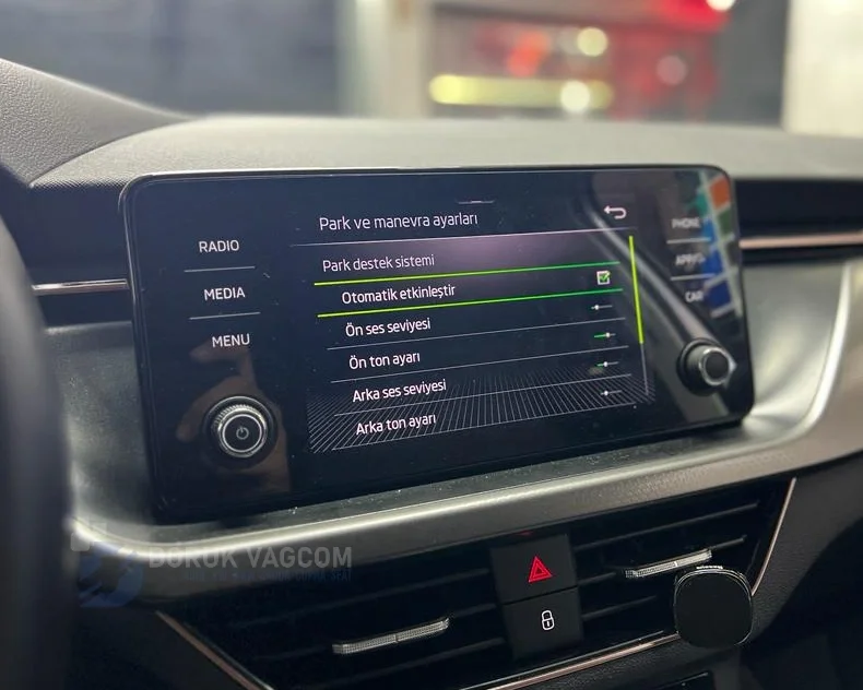 Skoda Scala NW4 2019-2026 PARK SENSÖRÜ MONTAJI Montajı - Detay Görsel 6 -Doruk Vagcom
