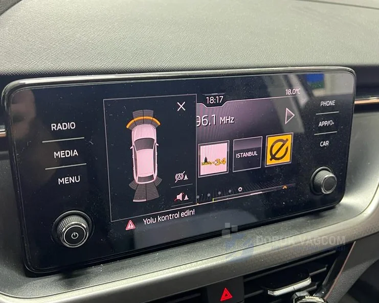Skoda Scala NW4 2019-2026 PARK SENSÖRÜ MONTAJI Montajı - Detay Görsel 3 -Doruk Vagcom