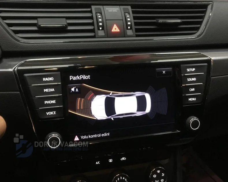 Skoda Superb 3V 2015-2024 PARK SENSÖRÜ MONTAJI Montajı - Detay Görsel 5 -Doruk Vagcom