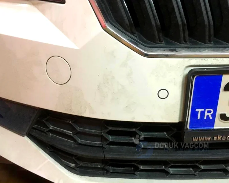 Skoda Superb 3V 2015-2024 PARK SENSÖRÜ MONTAJI Montajı - Detay Görsel 9 -Doruk Vagcom