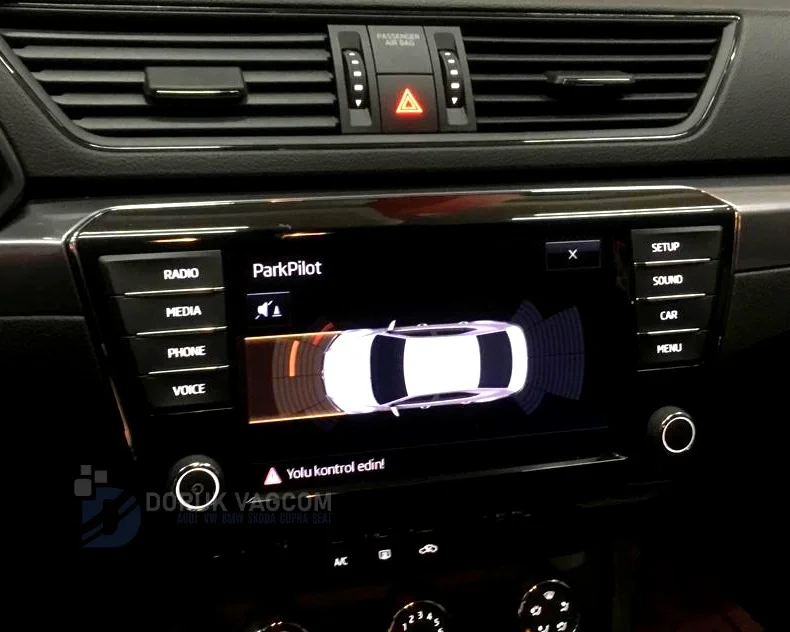 Skoda Superb 3V 2015-2024 PARK SENSÖRÜ MONTAJI Montajı - Detay Görsel 1 -Doruk Vagcom