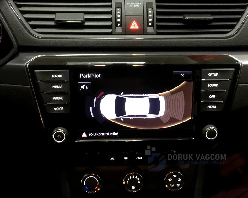 Skoda Superb 3V 2015-2024 PARK SENSÖRÜ MONTAJI Montajı - Detay Görsel 4 -Doruk Vagcom