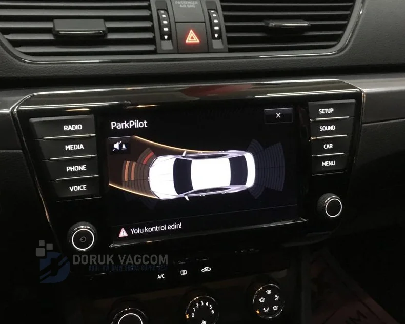Skoda Superb 3V 2015-2024 PARK SENSÖRÜ MONTAJI Montajı - Detay Görsel 2 -Doruk Vagcom