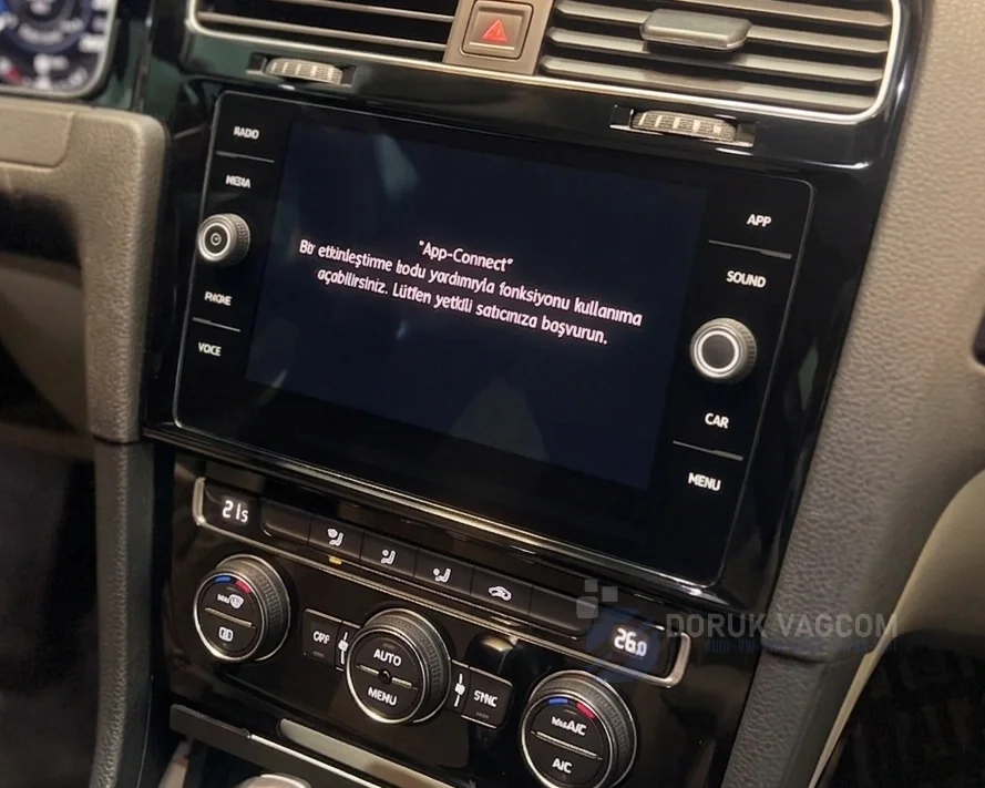 Volkswagen Golf MK7.5 2017-2020 CARPLAY AKTİVASYONU Montajı - Detay Görsel 6 -Doruk Vagcom
