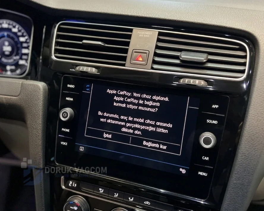 Volkswagen Golf MK7.5 2017-2020 CARPLAY AKTİVASYONU Montajı - Detay Görsel 1 -Doruk Vagcom