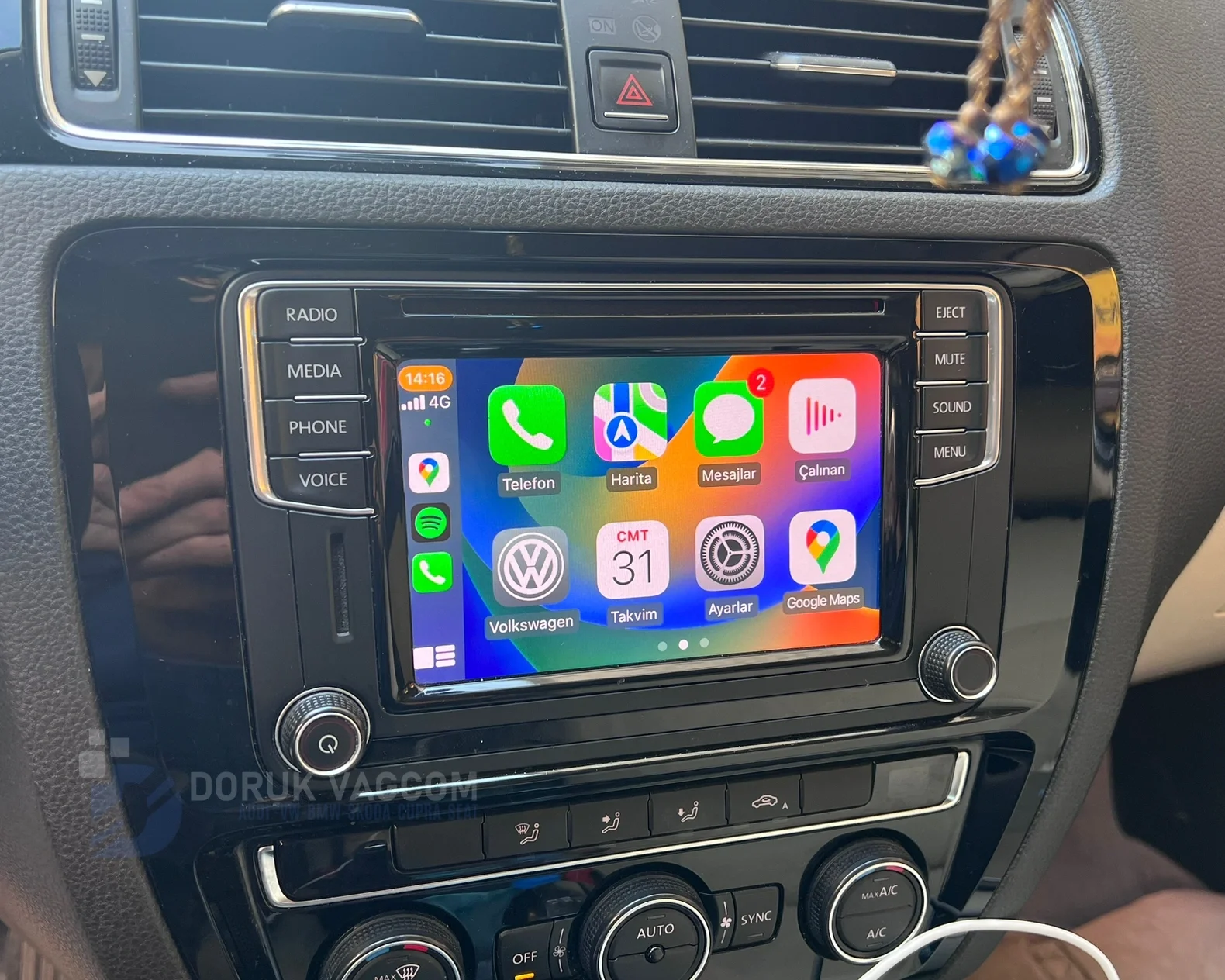 Volkswagen Jetta MK6.5 2015-2018 CARPLAY AKTİVASYONU Montajı - Detay Görsel 9 -Doruk Vagcom