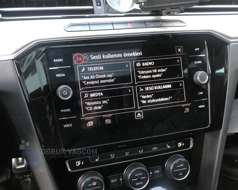 Volkswagen Passat B8 2014-2019 CARPLAY AKTİVASYONU Montajı - Detay Görsel 3 -Doruk Vagcom
