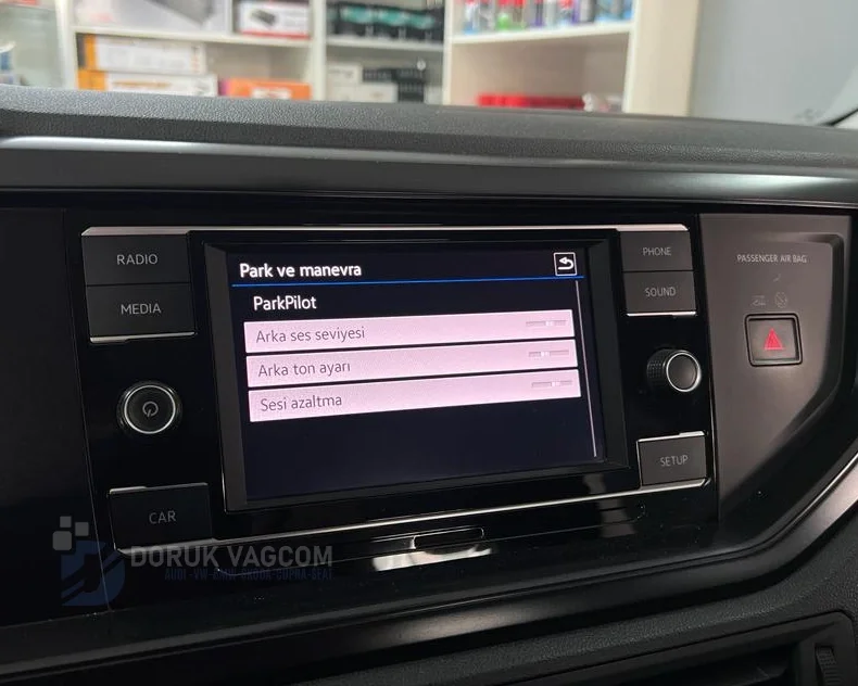Volkswagen Polo AW1 2017-2026 PARK SENSÖRÜ MONTAJI Montajı - Detay Görsel 4 -Doruk Vagcom