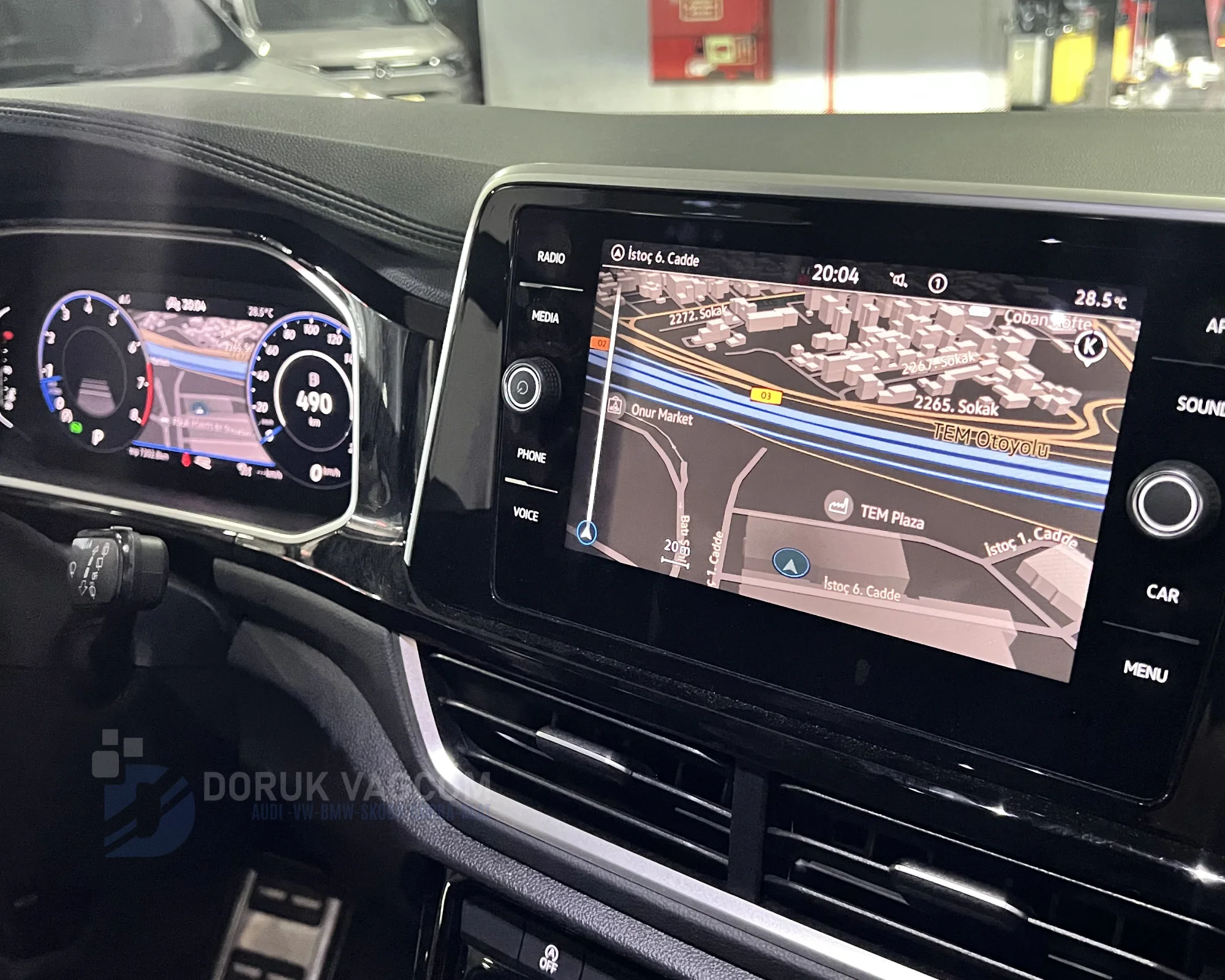 Volkswagen T-Roc A11 2017-2026 NAVİGASYON AKTİVASYONU Montajı - Ana Görsel -Doruk Vagcom