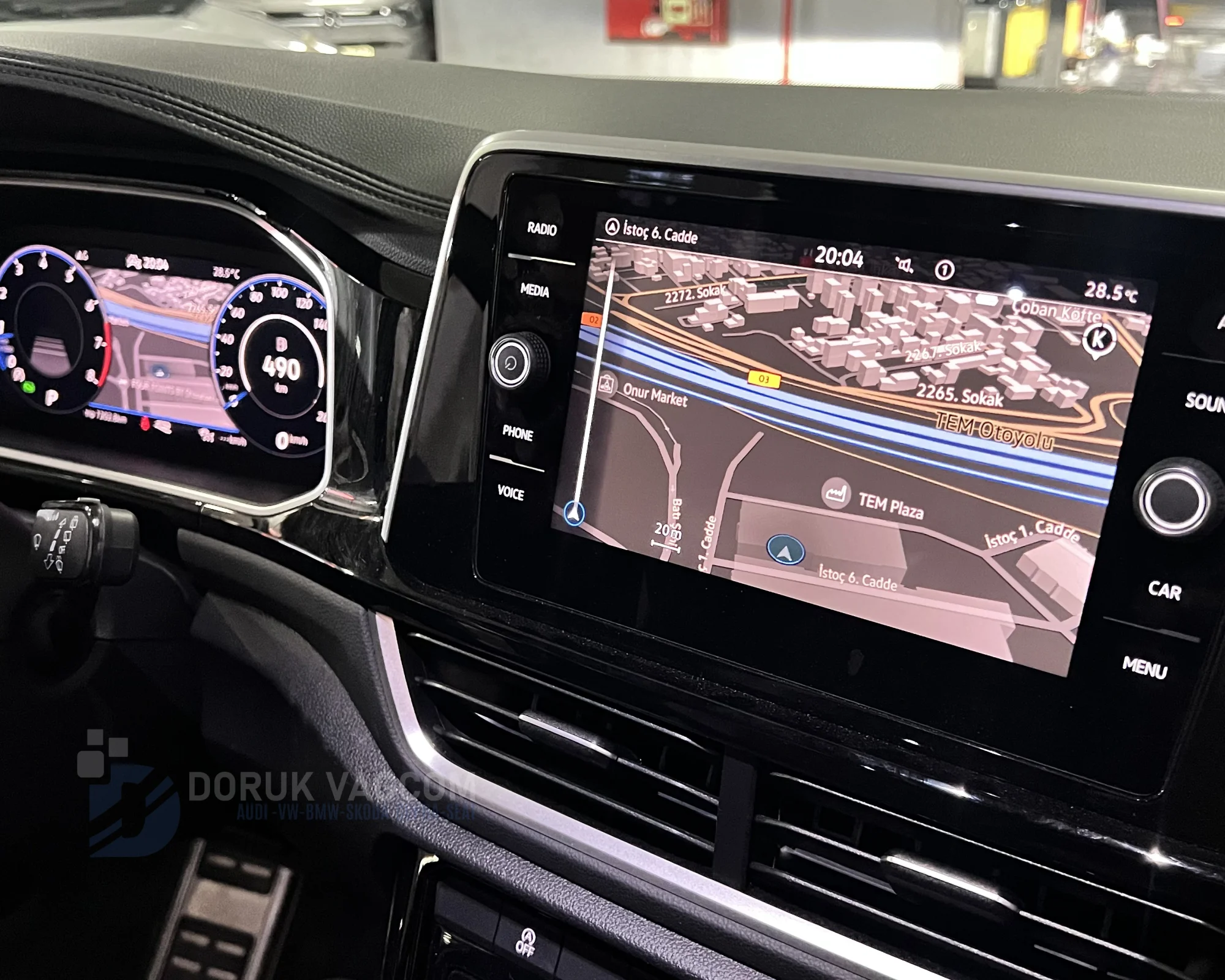 Volkswagen T-Roc A11 2017-2026 NAVİGASYON AKTİVASYONU Montajı - Detay Görsel 2 -Doruk Vagcom