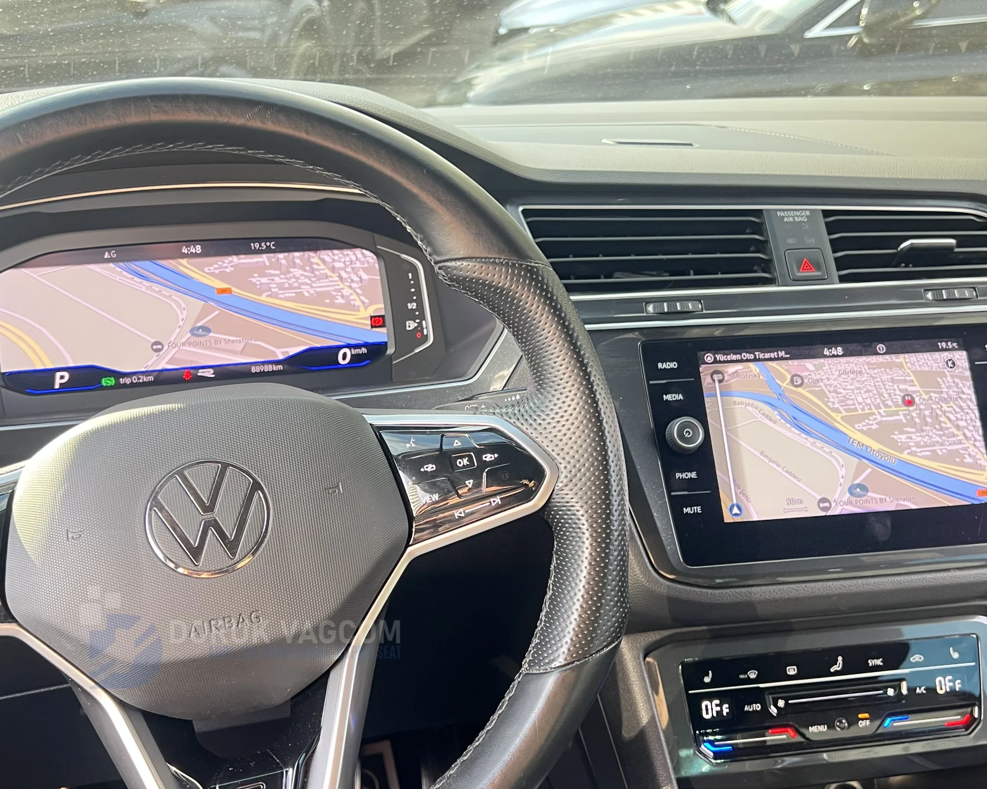Volkswagen Tiguan MK2 (2016-2024) Volkswagen Tiguan MK2 (AD1) Orijinal Navigasyon ve Hayalet Gösterge Aktivasyonu Navigasyon Multimedya Montajı