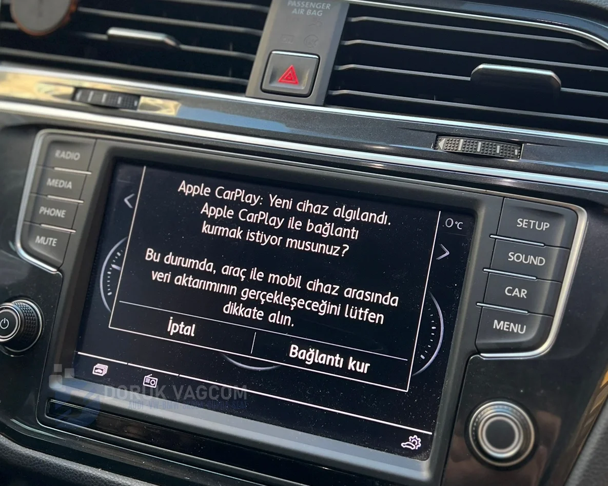 Volkswagen Tiguan MK2 2016-2024 CARPLAY AKTİVASYONU Montajı - Detay Görsel 6 -Doruk Vagcom