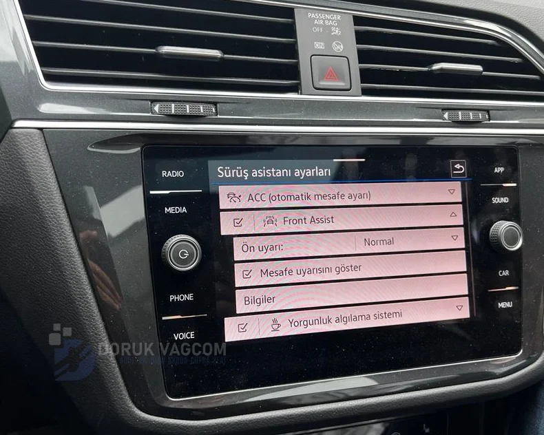 Volkswagen Tiguan MK2 2016-2024 ADAPTİF HIZ SABİTLEME MONTAJI Montajı - Detay Görsel 4 -Doruk Vagcom
