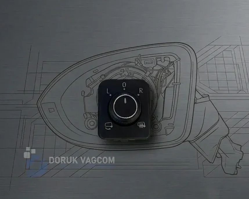 Volkswagen Arteon 3H 2017-2026 OTOMATİK KATLANIR AYNA Montajı - Detay Görsel 4 -Doruk Vagcom