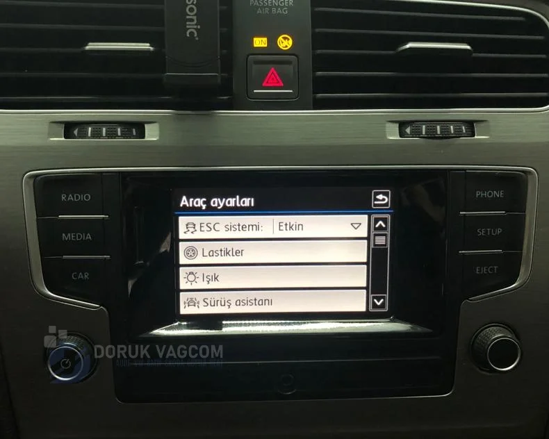 Volkswagen Golf MK7 2012-2016 PARK SENSÖRÜ MONTAJI Montajı - Detay Görsel 4 -Doruk Vagcom