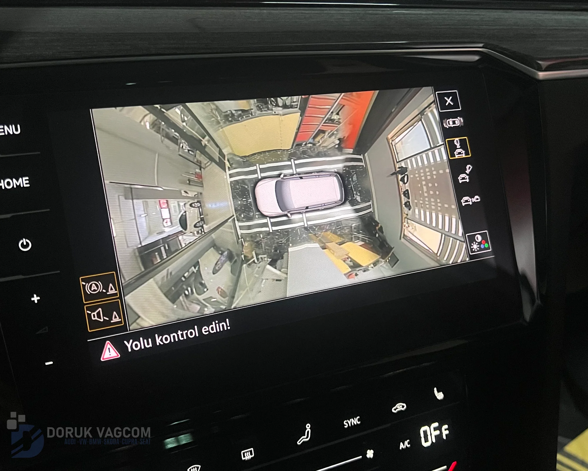 Volkswagen Passat B8.5 2019-2024 360 ÇEVRE GÖRÜŞ KAMERA MONTAJI Montajı - Detay Görsel 4 -Doruk Vagcom
