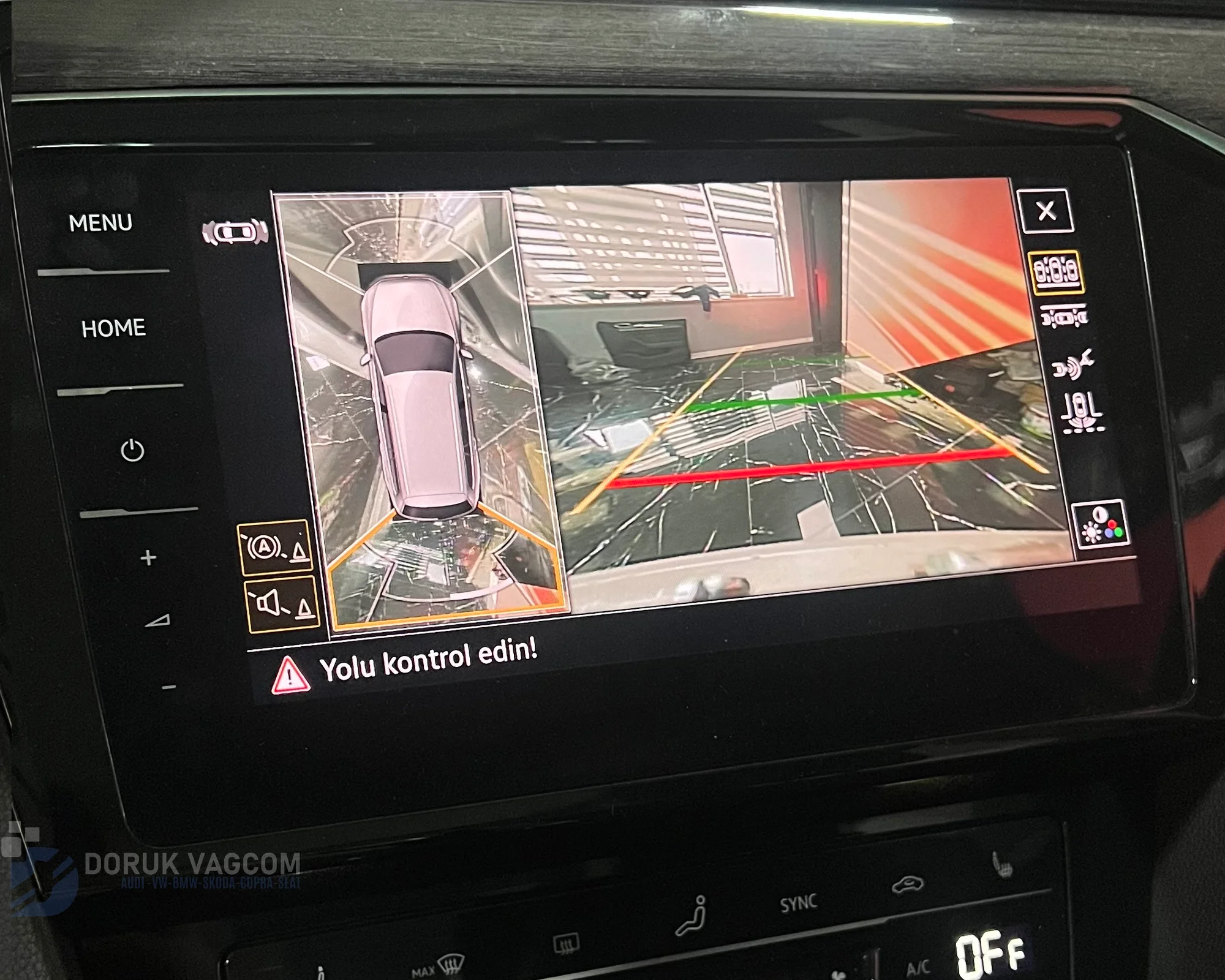 Volkswagen Passat B8.5 (2019-2024) Vw Passat B8.5 360 Kamera Çevre Görüş Kamerası Montajı Navigasyon Multimedya Montajı
