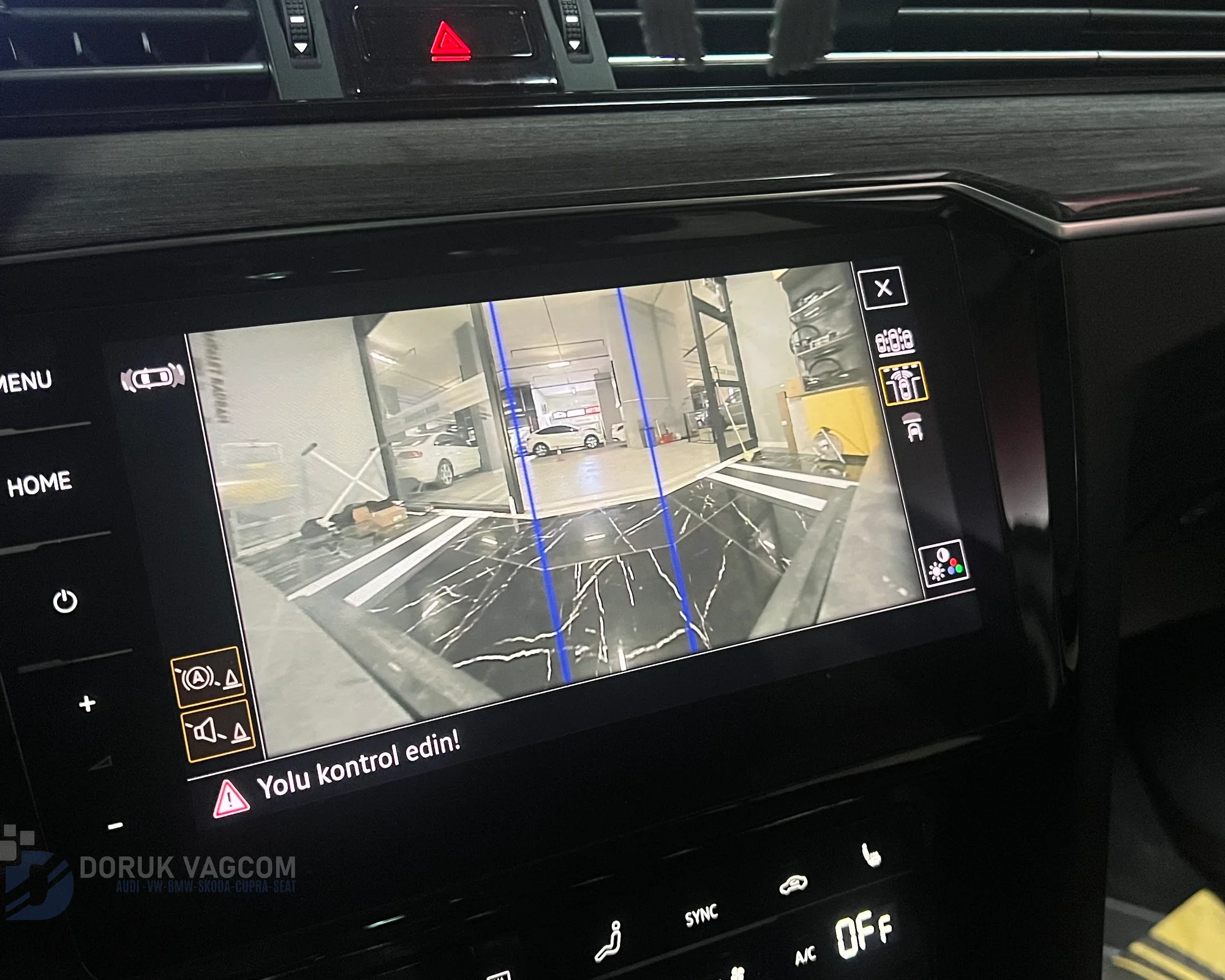 Volkswagen Passat B8.5 2019-2024 360 ÇEVRE GÖRÜŞ KAMERA MONTAJI Montajı - Detay Görsel 1 -Doruk Vagcom