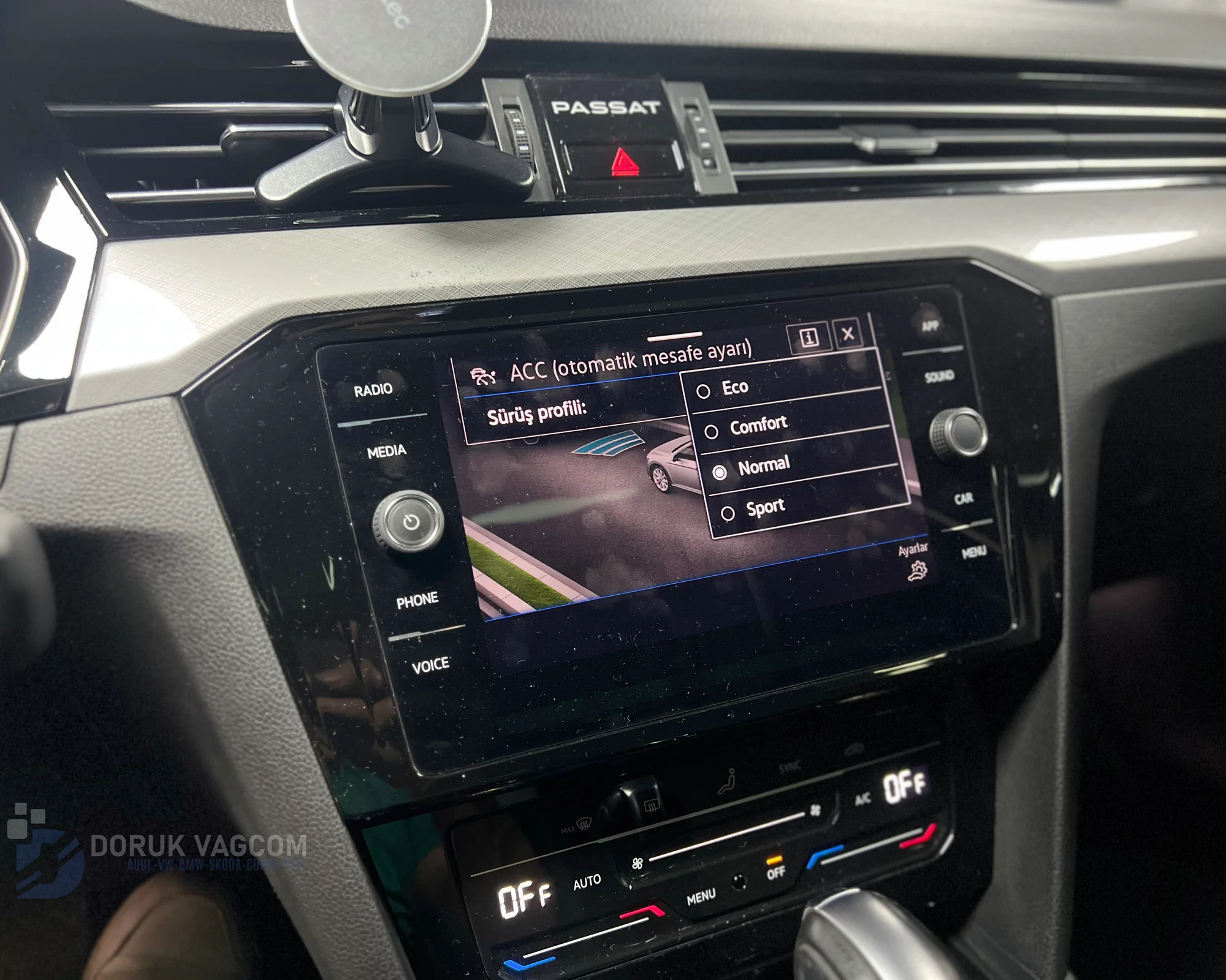 Volkswagen Passat B8.5 2019-2024 ADAPTİF HIZ SABİTLEME MONTAJI Montajı - Detay Görsel 3 -Doruk Vagcom