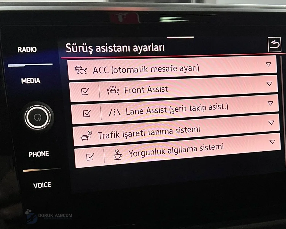 Volkswagen T-Roc A11 2017-2026 ADAPTİF HIZ SABİTLEME MONTAJI Montajı - Detay Görsel 3 -Doruk Vagcom